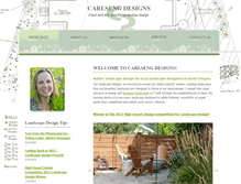 Tablet Screenshot of carlsengdesigns.com